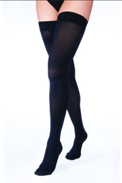 ถุงน่องเส้นเลือดขอด Jobst ระดับต้นขา แรงดัน 20-30 มม.ปรอท สีดำ