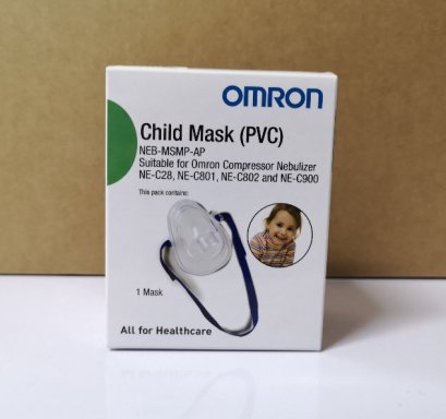 หน้ากากพ่นยาเด็ก Omron Child Mask PVC รุ่นใหม่ (9527635-5)