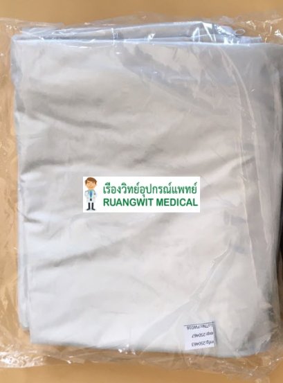 ถุงศพสีขาวมุก หนา 0.13 มม. มีซิป 3 ด้าน (37x80นิ้ว)