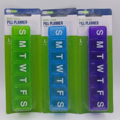ตลับยา 7-Day Pill Reminder #L (คละสี)
