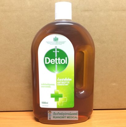 Dettol Antiseptic Liquid 1,000 mL (ฉลากไทย รุ่นมีมงกุฎ) exp 05-2024
