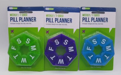 ตลับยา 7-Sided Pill Reminder (คละสี)