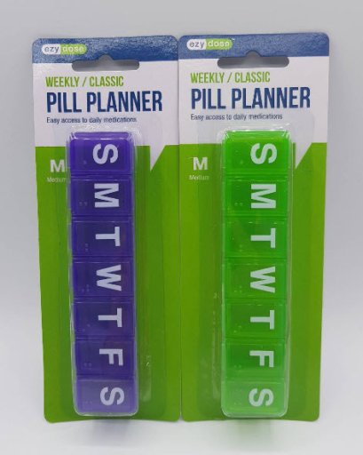 ตลับยา 7-Day Pill Reminder #M (คละสี)