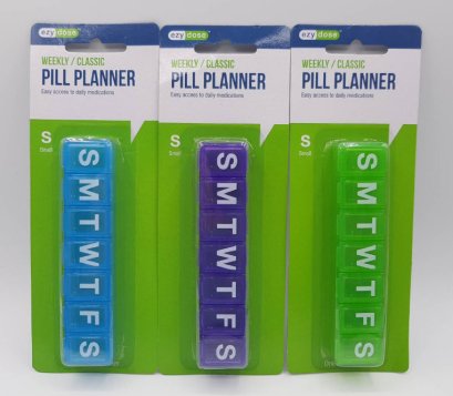 ตลับยา 7-Day Pill Reminder #S (คละสี)