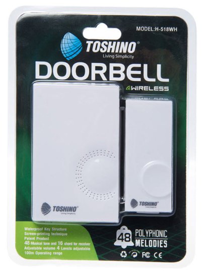 กระดิ่งไฟฟ้า Toshino H-518WH 