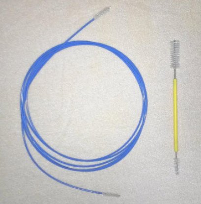 แปรงยาว 5มม. x 240 ซม. 2 ปลาย (แปรงขัดล้างเอนโดสโคป)