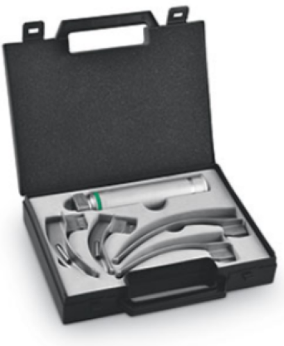 ชุดส่องหลอดลม Laryngoscope Fiber Optic Mcintosh โค้ง 2,3,4 LED 2.5 (M810-891-02)