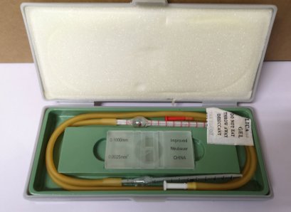 สไลด์นับเม็ดเลือด พร้อมปิเปต Counting Chamber (จีน)