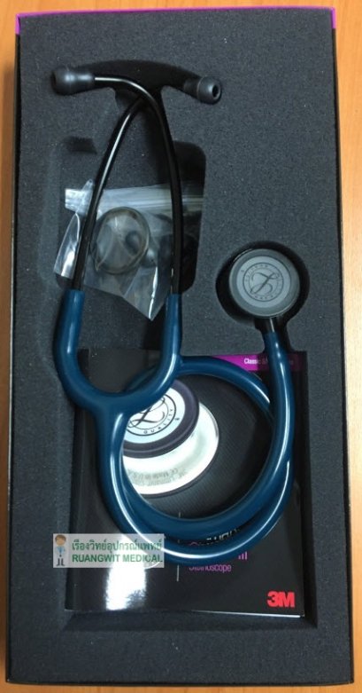 หูฟัง 3M Littmann Classic III Caribbean หัวสีดำ [5869]