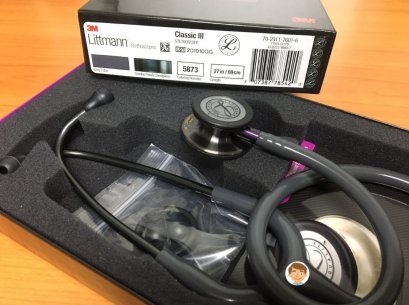 หูฟัง 3M Littmann Classic III Grey หัวควันบุหรี่ [5873]