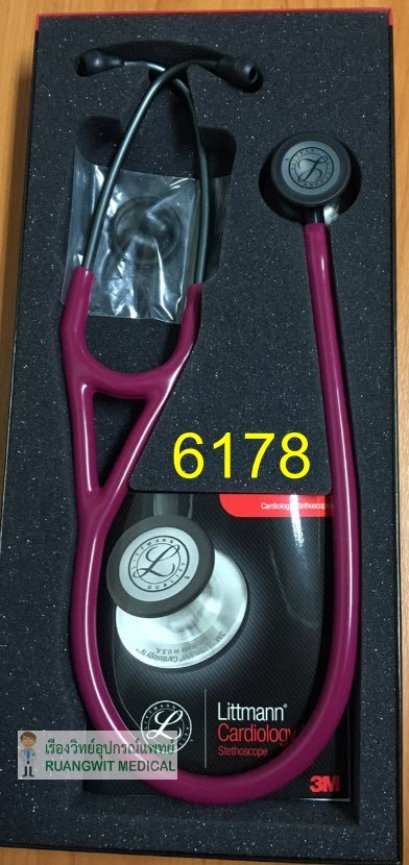 หูฟัง 3M Littmann Cardiology IV Raspberry หัวควันบุหรี่ (6178)