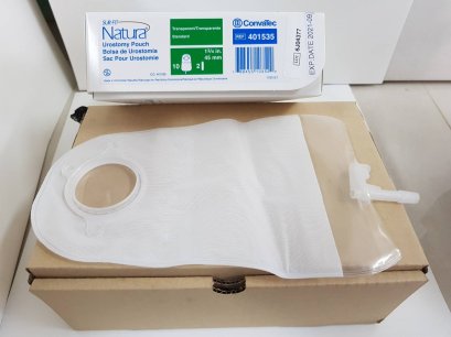 ถุงปัสสาวะใสปลายงอ Convatec 45 มม. (รหัส 401535)