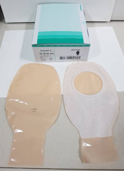 ถุงอุจจาระปลายเปิด B-Braun 80 มม. (รหัส 73380A)