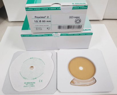 แป้นรูเปิดหน้าท้อง B-Braun 80 มม. (รหัส 73080A)