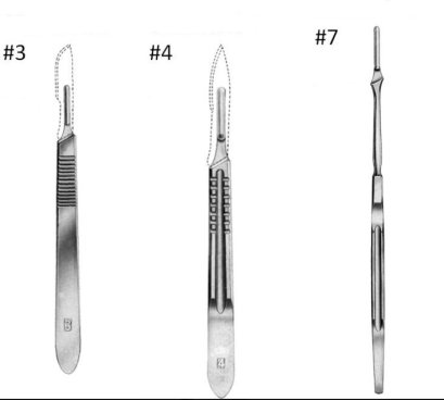 ด้ามมีดผ่าตัดสแตนเลส Scapel Handle - Hilbro