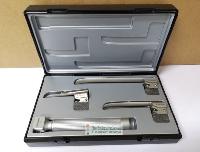 ชุดส่องหลอดลม Laryngoscope Miller Blade 0,1,2 (Riester R7070)