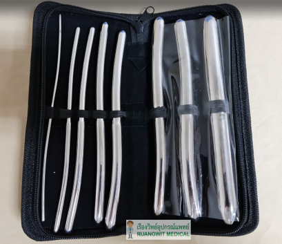 Surgicon Hegar Dilator (8ชิ้น/ชุด) (J-20-4663) เครื่องมือถ่างขยายมดลูก