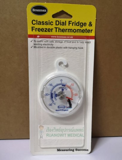 เทอร์โมมิเตอร์ตู้เย็น Brannan ทรงกลม (อังกฤษ)