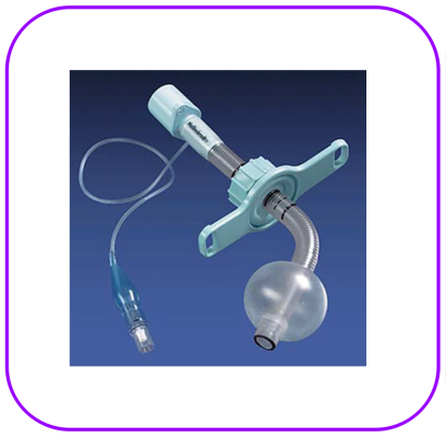 Shiley Tracheostomy Tube Cuffed Adjusable Flange, Reinforced (1 อัน)