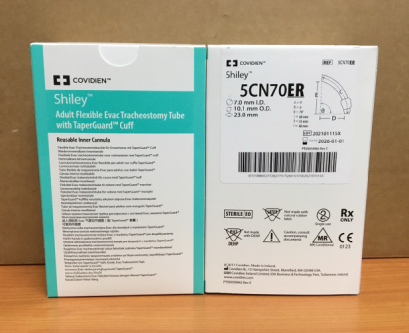 ท่อเจาะคอ Shiley Flex EVAC มีสายดูด no.8.5 (8CN85ER)  (Exp.01-08-2026)