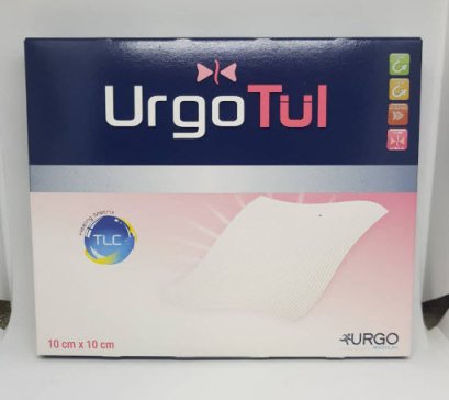 UrgoTul Flex 5x5 CM แผ่นตาข่ายปิดแผลชนิดโปร่ง (1 แผ่น)