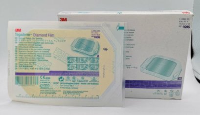 3M Tegaderm Diamond Film 10x12 cm แผ่นเทปใสปิดแผลกันน้ำ (1686)