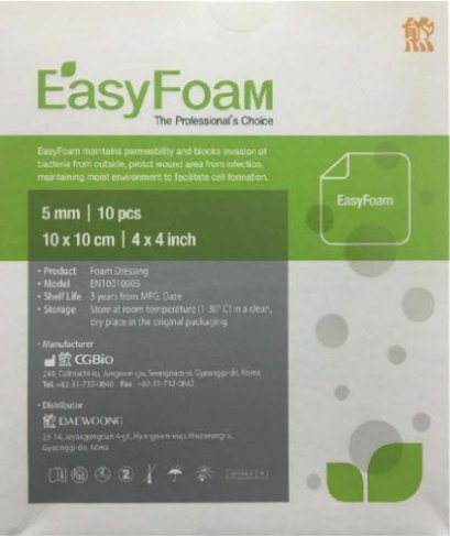 Easyfoam 10x10 cm