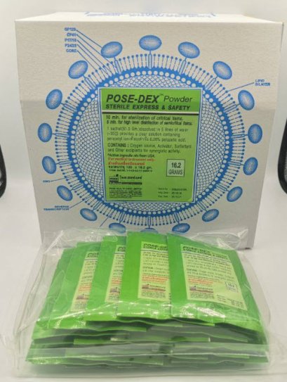 Pose-Dex Powder น้ำยาฆ่าเชื้อโรคเครื่องมือแพทย์ (สำหรับแช่) (ขายแยก 1 ซอง)