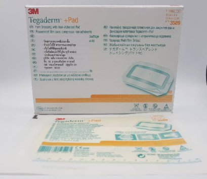 3M Tegaderm + Pad 9x15 cm แผ่นเทปใสปิดแผลกันน้ำพร้อมแผ่นซับ [3589]