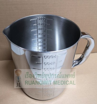 กระบอกตวงสแตนเลส 5000 mL