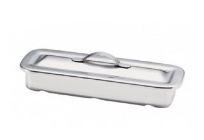 กล่องเครื่องมือแพทย์ 8x3x1.5 นิ้ว พร้อมฝา