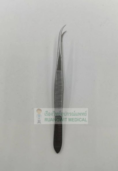 Micro Forcep 12.5cm ปลายโค้ง - Hilbro (12.0321.12)