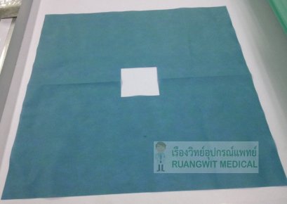 กระดาษ Non-Woven 60x60cm(รูเจาะ 10x10cm) Non-Sterile