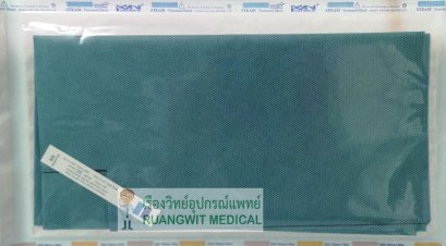 กระดาษ Non-Woven 60x60cm (รูเจาะ 10x10cm) Sterile ฆ่าเชื้อ