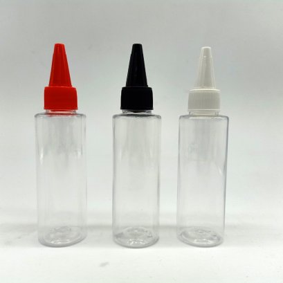 ขวด PET กลมใส 60 ml - ไหล่ตัด - คอ 20