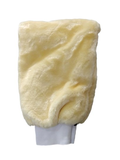 ถุงมือล้างรถขนแกะ