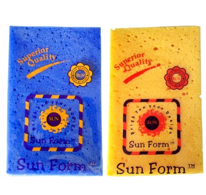 ฟองน้ำล้างรถรูพรุน SUN