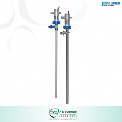 Pump tube PP, Stainless steel | Air operated motor JP-AIR 1