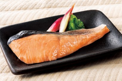 Frozen Grilled Japanese Chum Salmon Kirimi with Salt 20ｇ - kgsf
