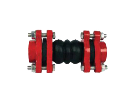KISTLER MODEL KDT TWIN-SPHERE RUBBER EXPANSION JOINT WITH RING