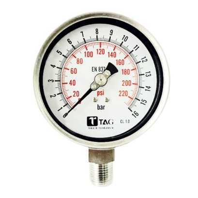 TAG GS100 SERIES All Stainless Steel Pressure Gauge