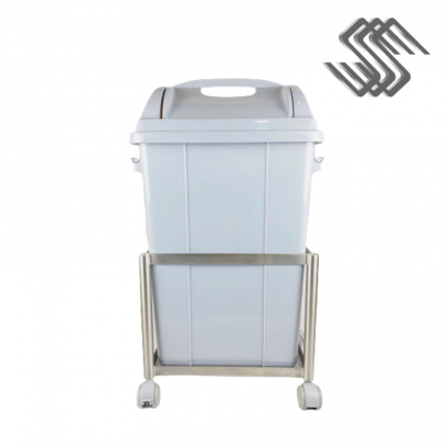 SS Mobile Dolly with Rectangle Garbage Bin