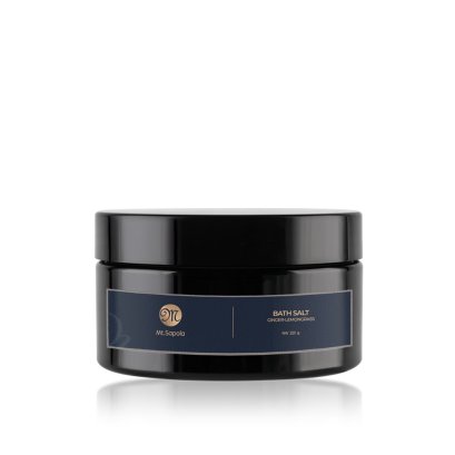 Bath Salt, Ginger-Lemongrass, 220g.