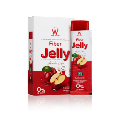 WINK WHITE Jelly Fiber Apple Cider วิงค์ไวท์ ไฟเบอร์เจลลี่ แอปเปิ้ล ไซเดอร์