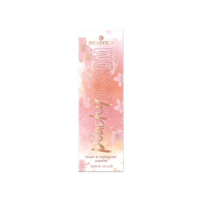 essence peachy BLOSSOM blush & highlighter palette