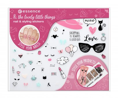 essence ... & the lovely little things nail & styling stickers 01