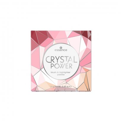 essence crystal power blush & highlighter palette