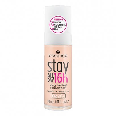 essence stay ALL DAY 16h long-lasting Foundation 02