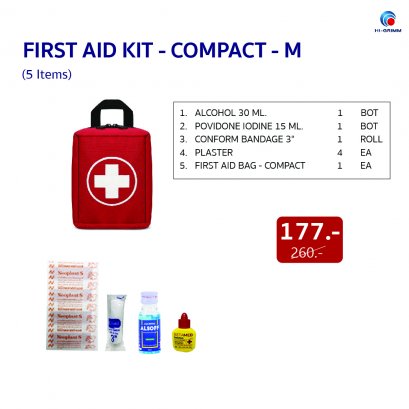 HIGRIMM FIRST AID KIT - COMPACT M (5 items)