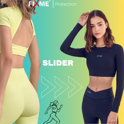 รุ่น slider เสื้อแขนยาว (มีฟองน้ำ) เอวลอยกันแดด ทรงสวย